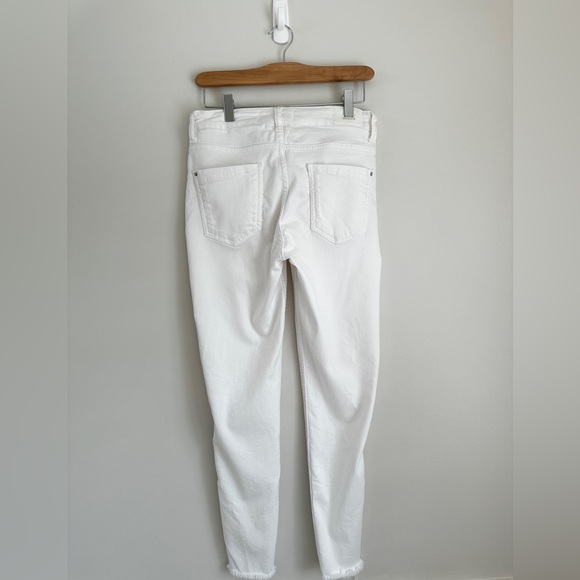 Zara White Skinny Jeans Classic Style - Picture 5 of 5